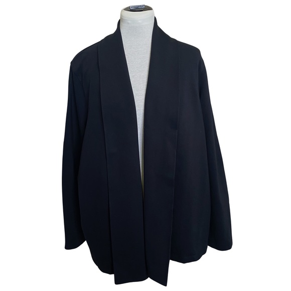 Lands' End Micro Modal Stretch Open Front Cardigan Sweater - Picture 14 of 14